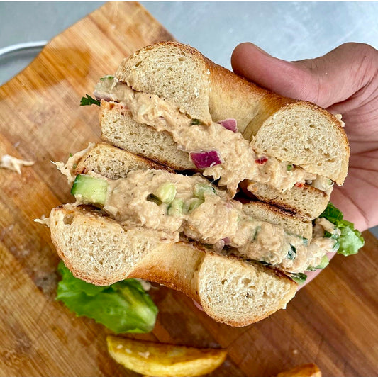 Chicken Salad Bagel Sandwich