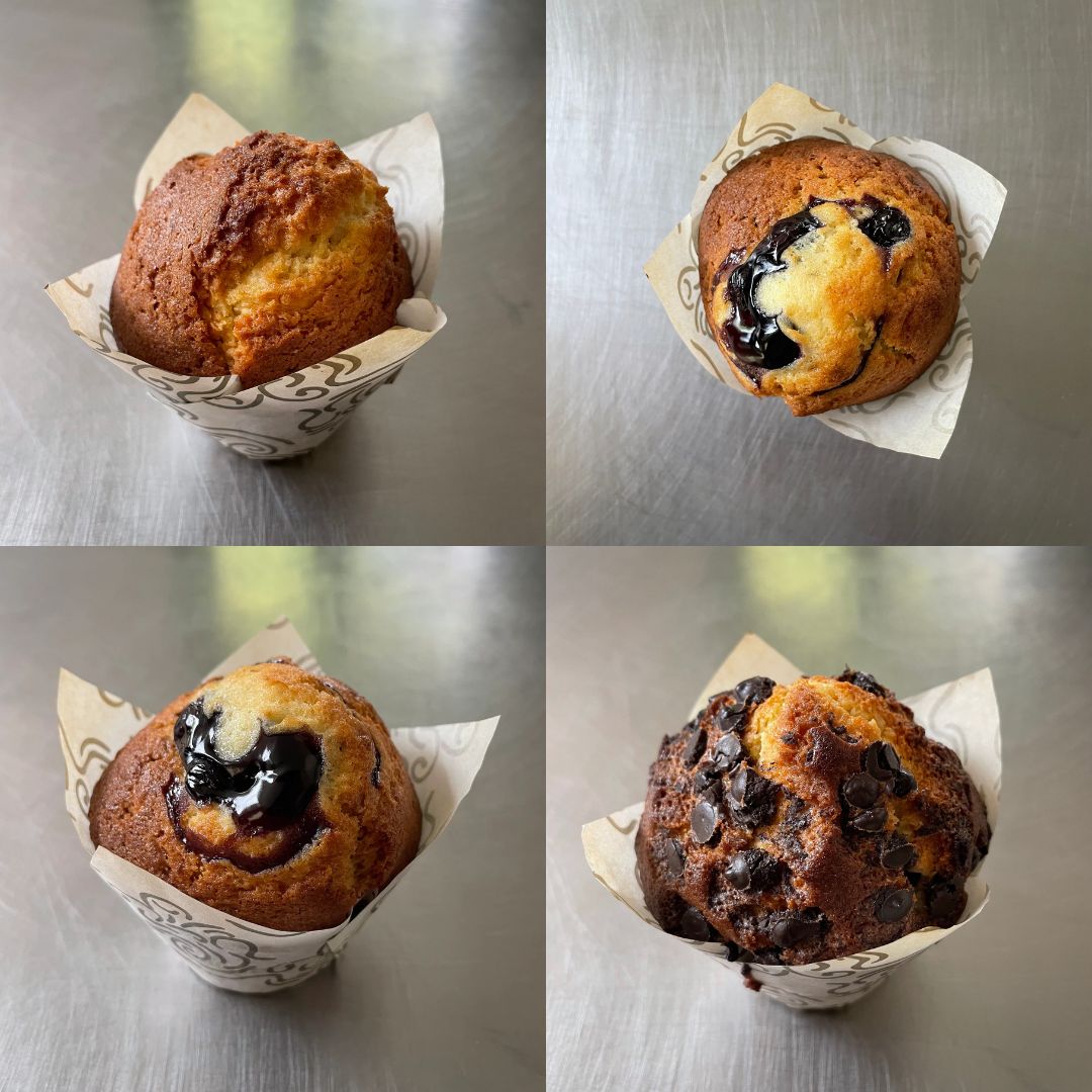 A Broke Baker Eid gift box with assorted sweet and savory treats. Bakery in Lahore. 
Eid dessert box packaging Pakistan
brownies,  muffins, banana bread, tea cakes.  Eid gift box